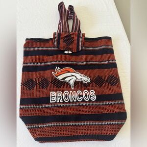Denver Broncos NFL Back pack drawstring  flap